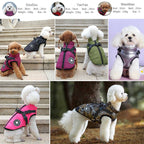 3-in-1 Dog Winter Jacket – Water-Resistant Coat with Fleece Lining