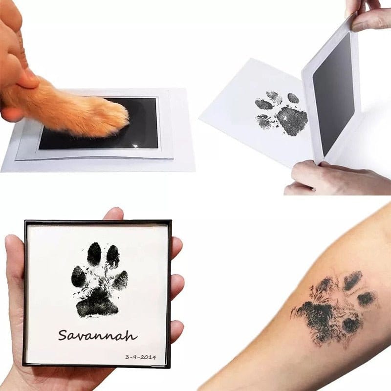 Paw Print Memory Ink Pad — Mess-Free Paw Print Keepsake for Pets