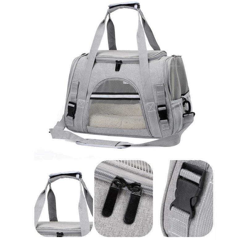 Comfortable Pet Carrier Bag – Stress-Free Travel for Pets up to 20 lbs