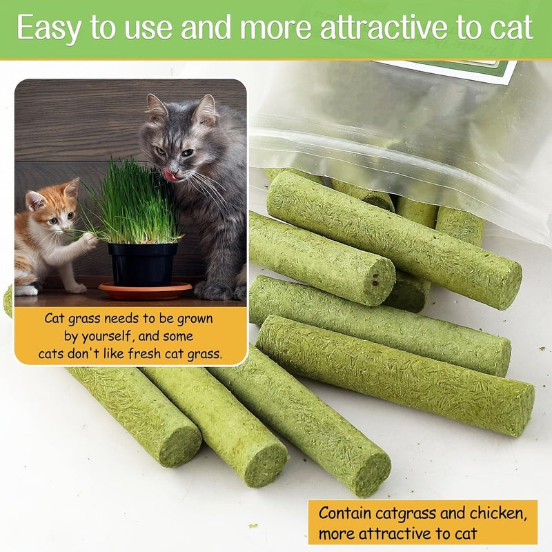 Purrfectly Natural Cat Grass Chew Sticks