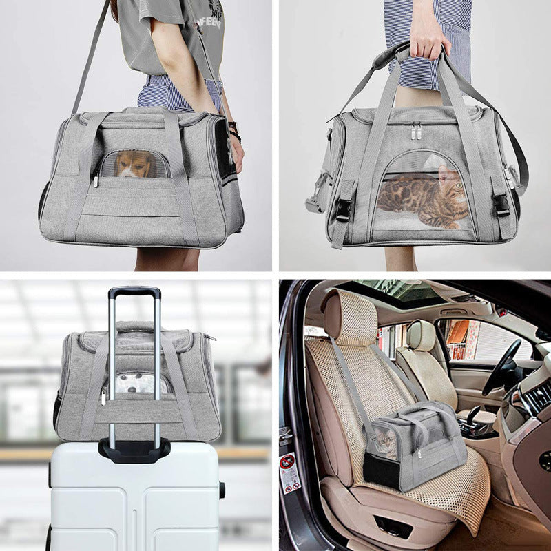 Comfortable Pet Carrier Bag – Stress-Free Travel for Pets up to 20 lbs
