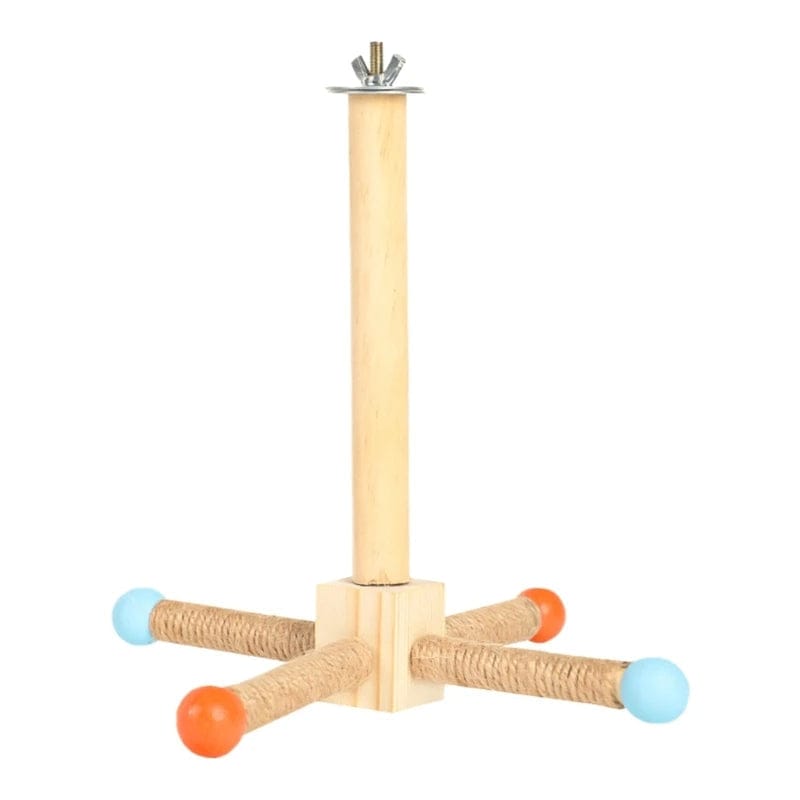 Natural Wooden Bird Perch – Chew and Rest Perch for Bird Cages