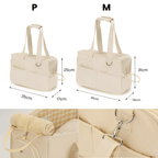 Portable soft pet carrier for errands vet visits and short trips