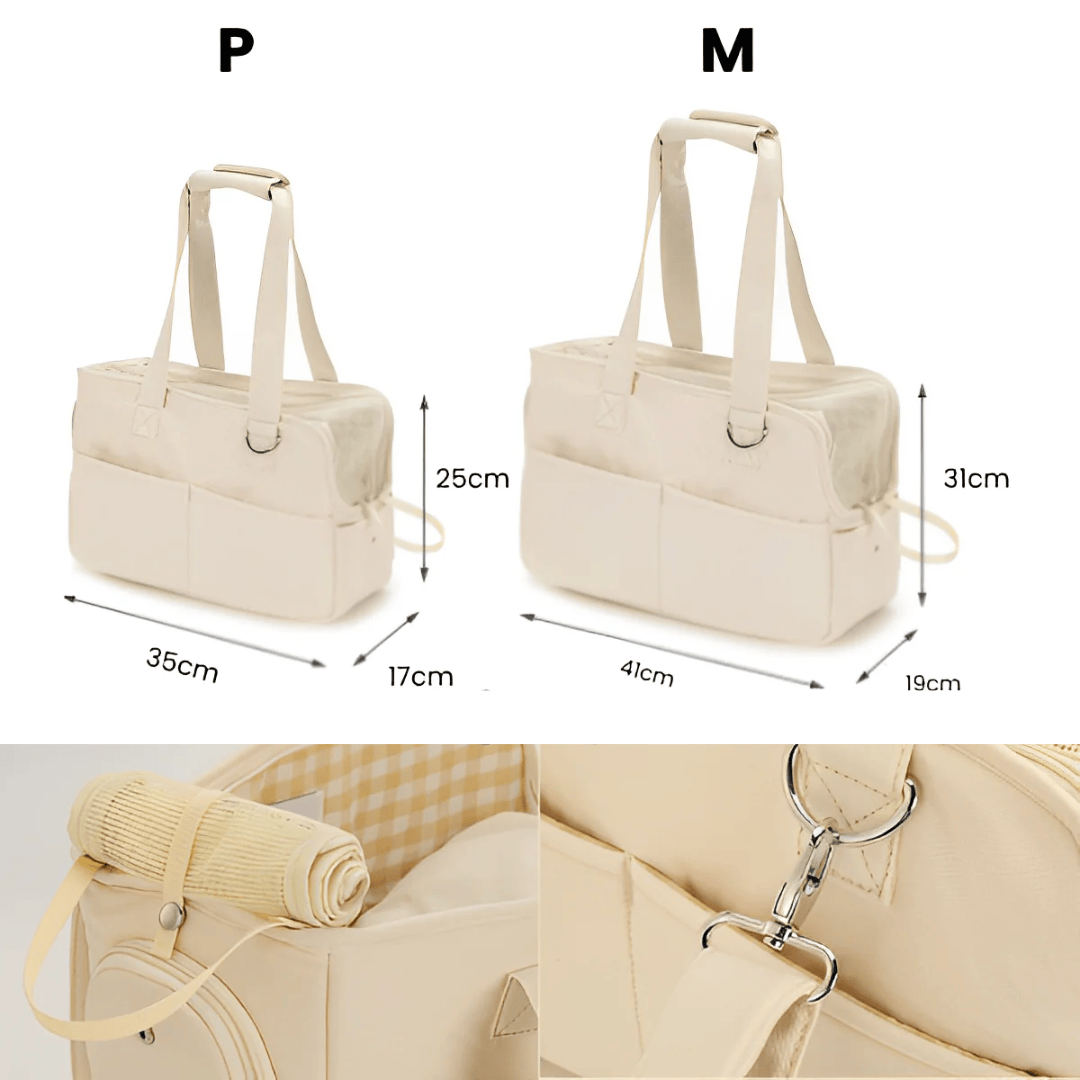 Soft Pet Carrier Bag – Lightweight Travel Carrier for Small Dogs & Cats