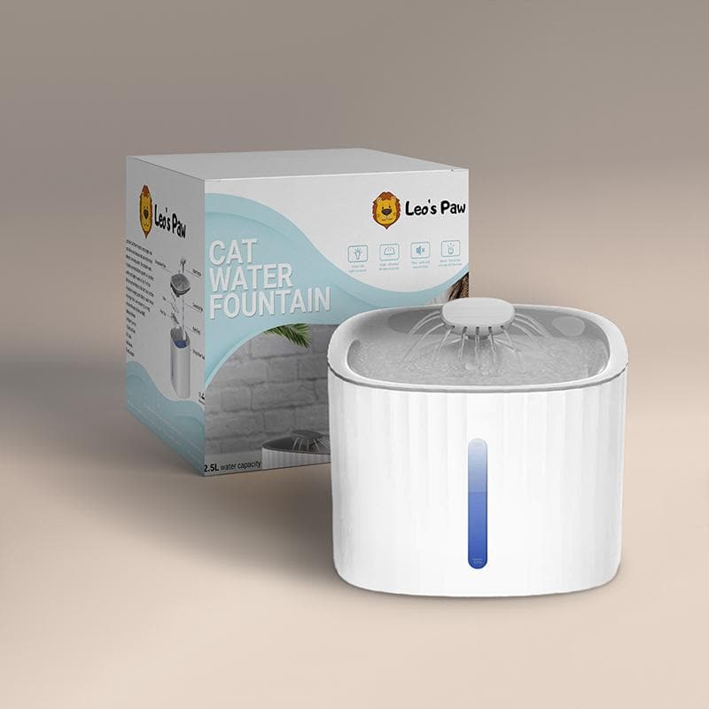 Cat Water Fountain – Automatic Silent Water Fountain with LED Light