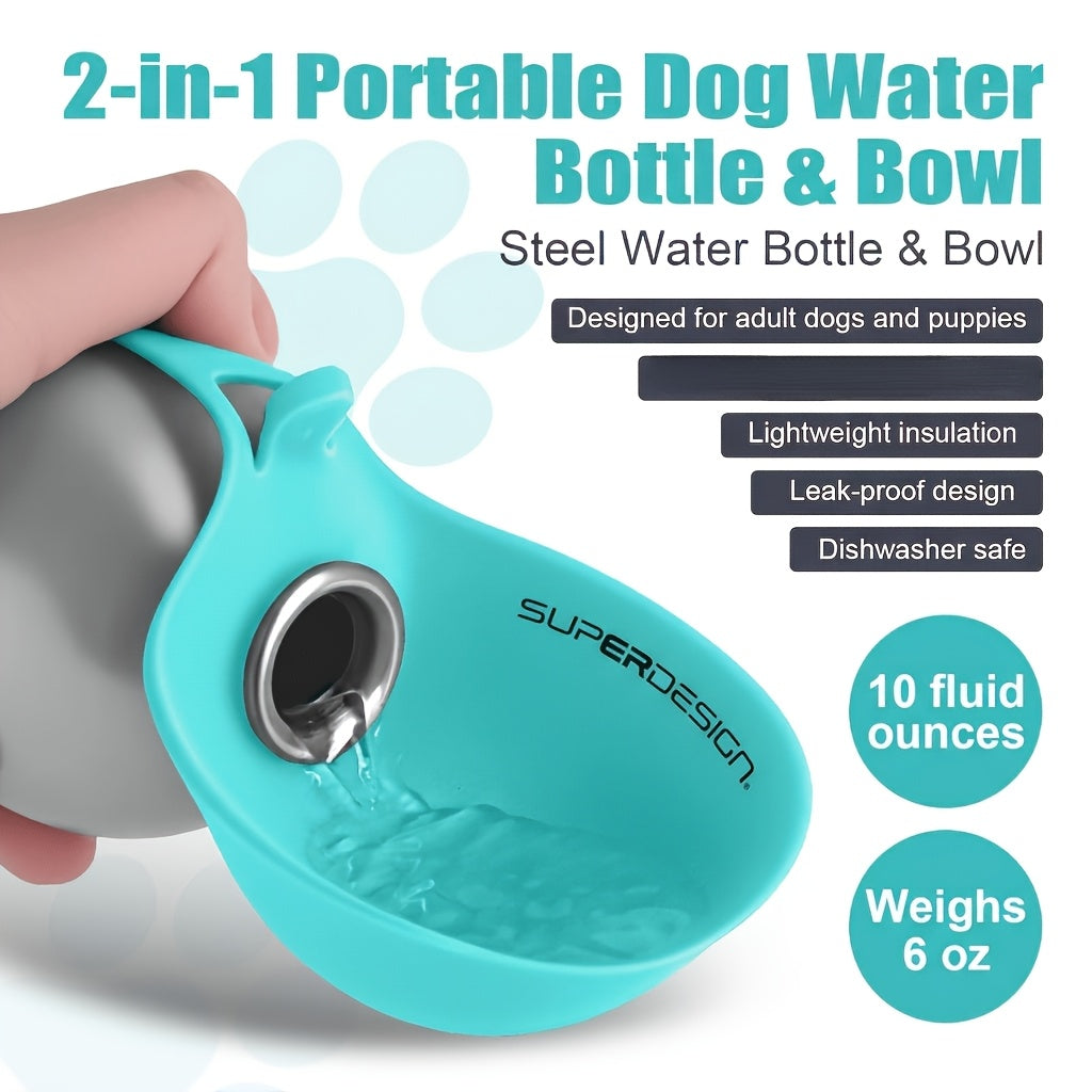 Portable Stainless Steel Pet Water Bottle