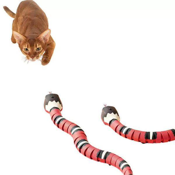 Interactive Snake Cat Toy – Realistic Hunting Fun for Active Cats