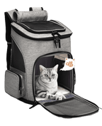Expandable Cat Carrier Bag – Large Travel Carrier for Cats