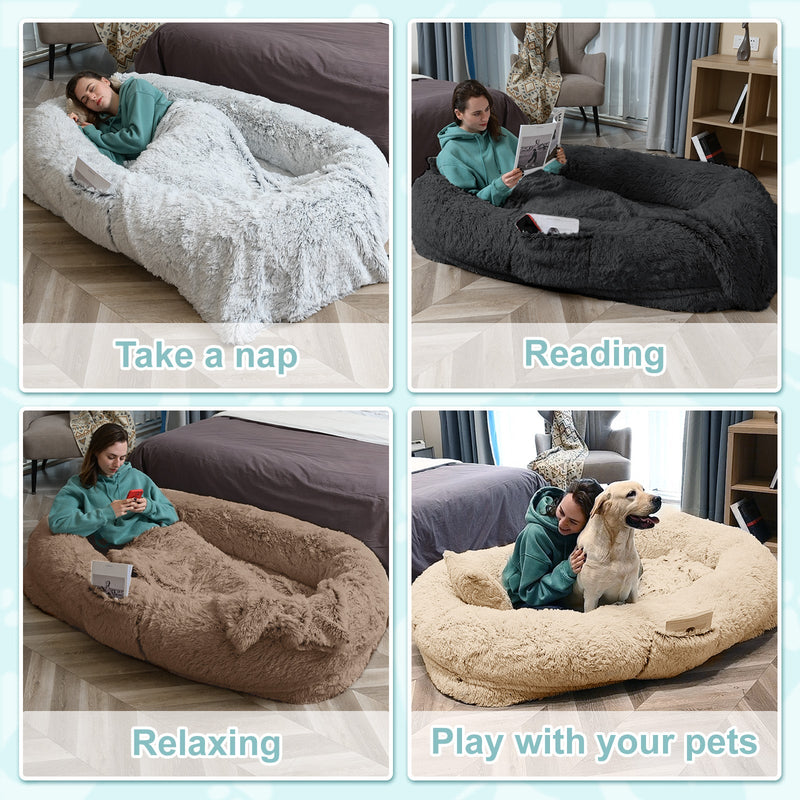 Human-Sized Dog Bed – The Coziest Comfort You’ll Ever Experience!