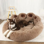 Paw Cozy Pet Bed — Soft Plush Bed with Raised Edges for Dogs & Cats