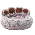Paw Cozy Pet Bed — Soft Plush Bed with Raised Edges for Dogs & Cats