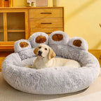 Paw Cozy Pet Bed — Soft Plush Bed with Raised Edges for Dogs & Cats
