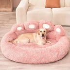Paw Cozy Pet Bed — Soft Plush Bed with Raised Edges for Dogs & Cats