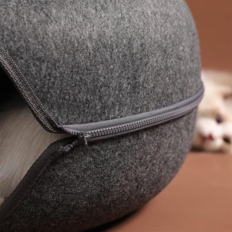 Cama Interativa Túnel para Gatos – Descanso e Diversão em Um Só Produto Túnel caminha para gatos Madrupet 