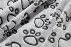 Soft Pet Blanket — Washable Fleece with Paw Print Design, 3 Sizes