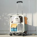 3-in-1 Rolling Pet Travel Carrier — Comfort, Safety & Easy Transport in One