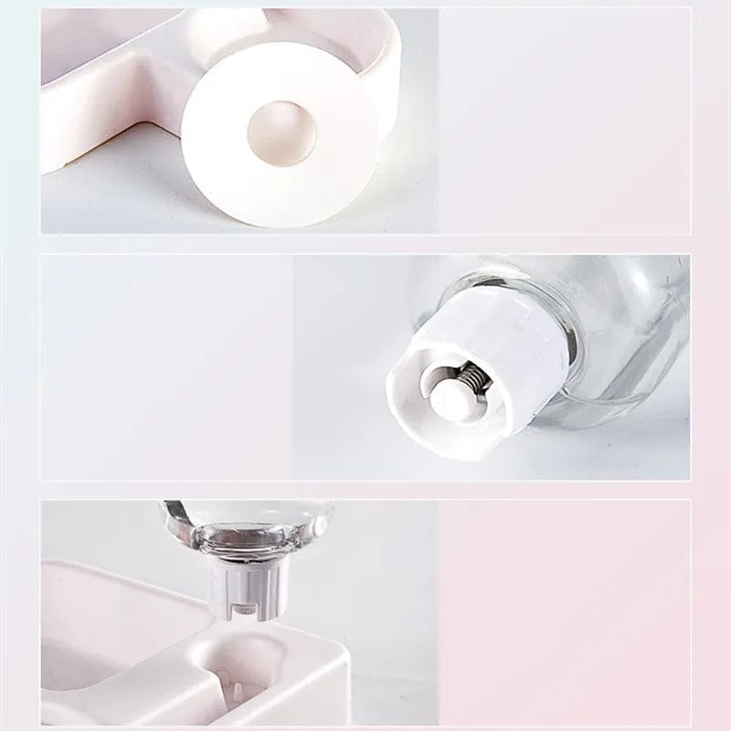 Smart Feeder & Water Dispenser — 2-in-1 Corner Pet Feeding Station