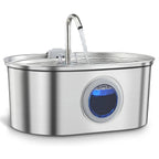 Stainless Steel Pet Water Fountain — Quiet, Filtered Hydration for Dogs & Cats