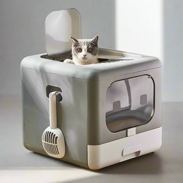 Enclosed Cat Litter Box – Durable, Leak-Proof and Easy to Clean