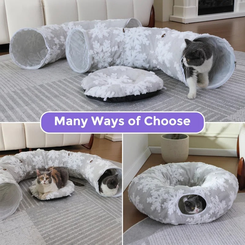 PurrTunnel – Cat Play Tunnel with Bed & Endless Fun