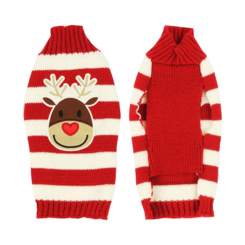 Rudolph Christmas Dog Sweater