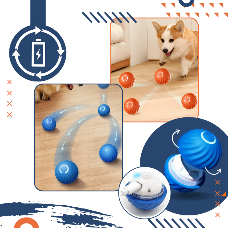 Smart Obstacle-Avoidance Dog Ball – Endless Fun, Zero Hassle