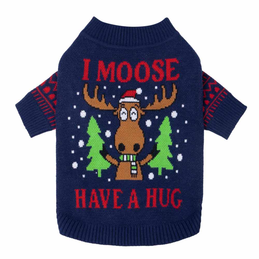 I Moose Have A Hug Dog Sweater