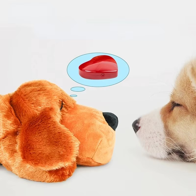 Heartbeat Puppy Plush Toy — Real-Feel Pulse & Overnight Warmth for Anxious Dogs
