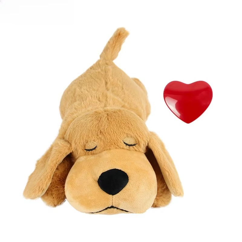 Heartbeat Puppy Plush Toy — Real-Feel Pulse & Overnight Warmth for Anxious Dogs