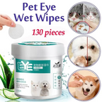 Pet Eye Cleaning Wipes — Gentle Daily Eye Hygiene for Dogs and Cats