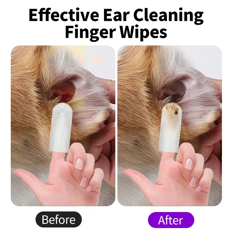 Pet Ear Cleaning Wipes — Gentle Daily Ear Hygiene for Dogs and Cats