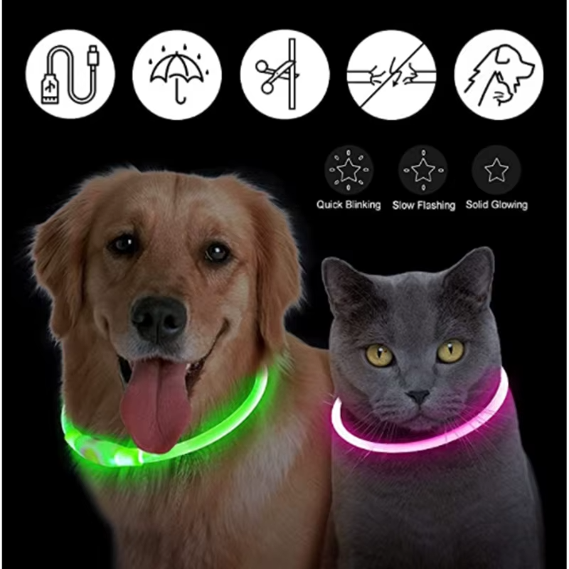 LED Pet Collar — High-Visibility Night Safety for Dogs and Cats