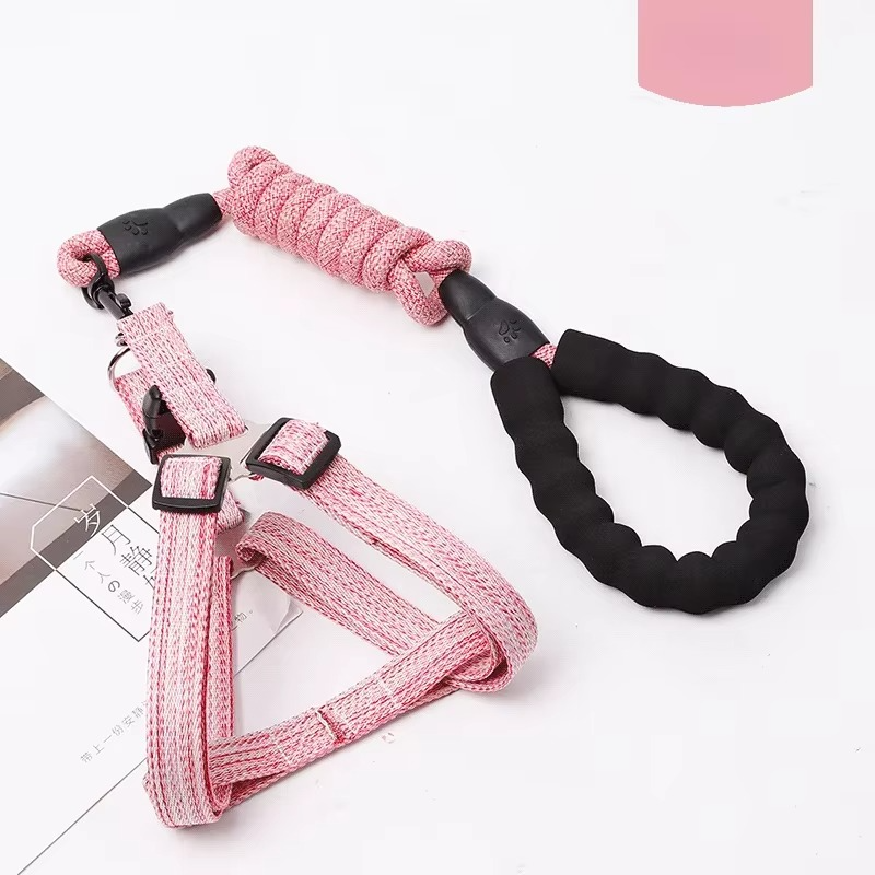 Adjustable Dog Harness and 1.5m Leash Set