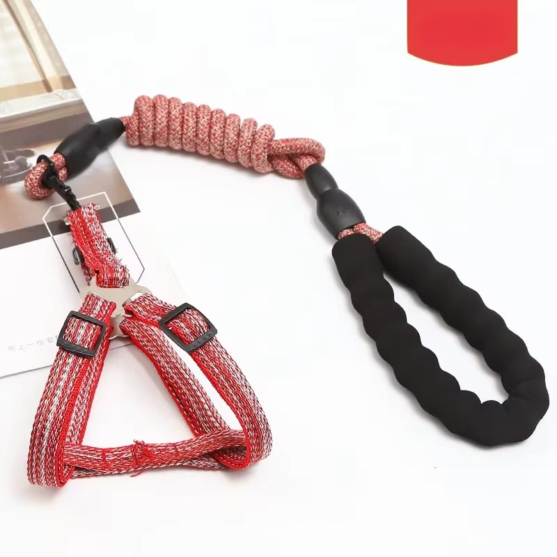 Adjustable Dog Harness and 1.5m Leash Set