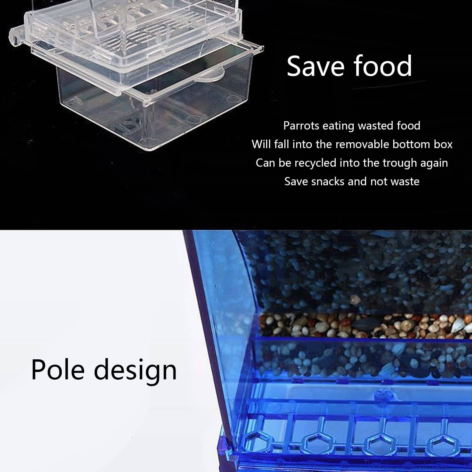 Automatic Gravity Bird Feeder – Clean, Dry & Always Available