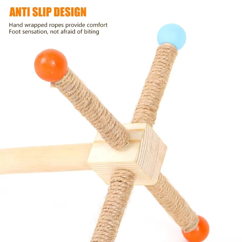Bird Perch Chew Toy – Fun, Exercise & Stress Relief