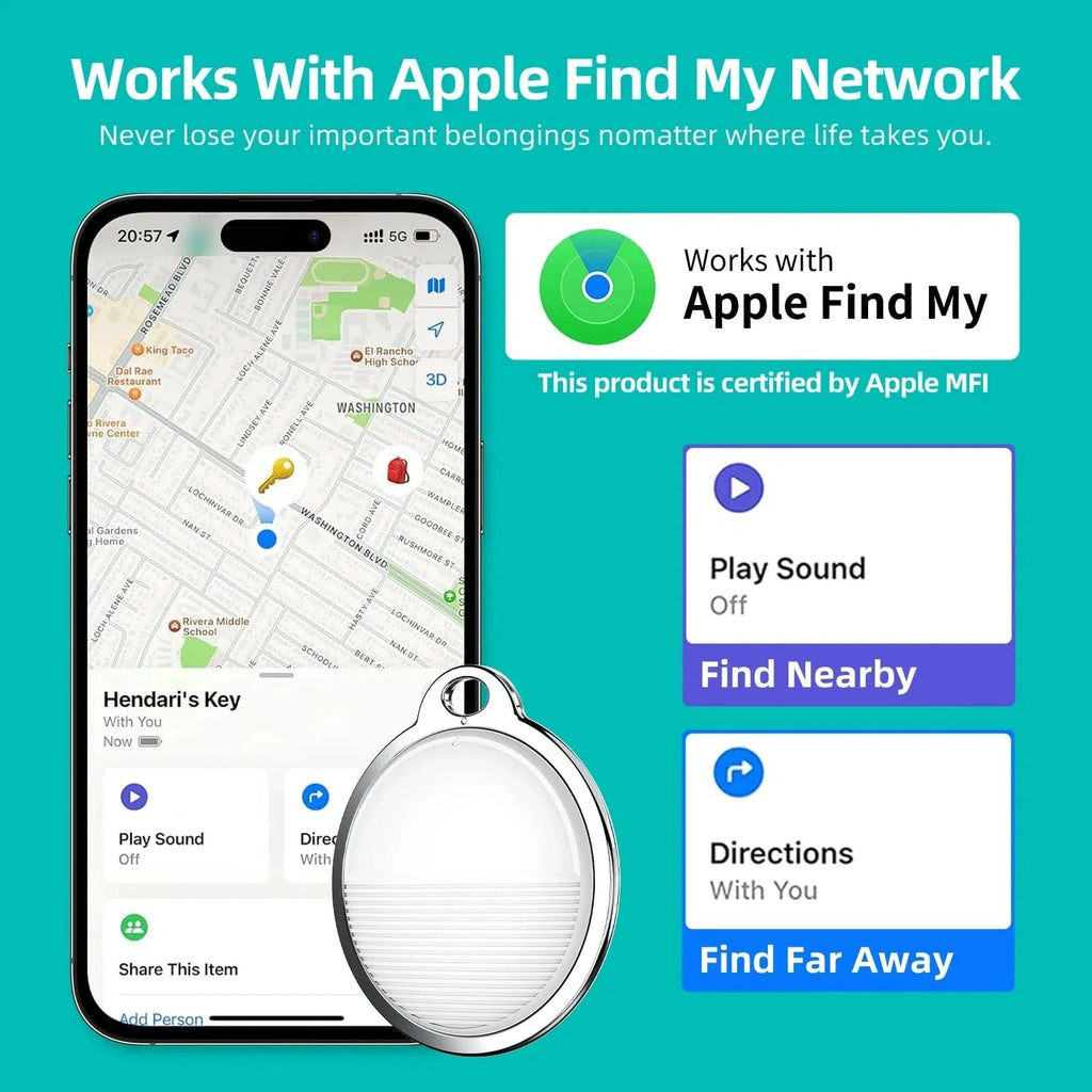 SmartTag iOS Mini Tracker & Cat Collar — Apple Find My Compatible Tracking