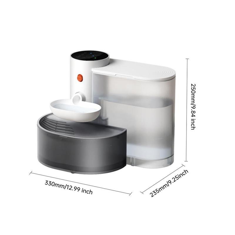 Smart Pet Water Fountain – 3L Dual-Tank, Cordless & Easy Clean