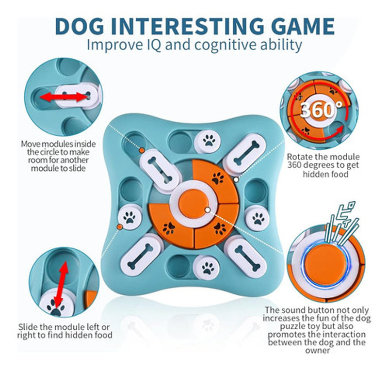 Dog Puzzle Toy – Interactive Treat Dispenser for Dogs