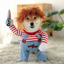Chucky Pet Costume – Scary & Hilarious Halloween Outfit for Dogs & Cats