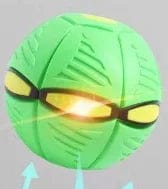 Interactive Doggy Disc Ball — Dual Play Fetch & Roll for Dogs