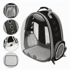 Pet Carrier Backpack – Transparent Panoramic Window for Cats & Dogs