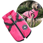 3-in-1 Dog Winter Jacket – Water-Resistant Coat with Fleece Lining