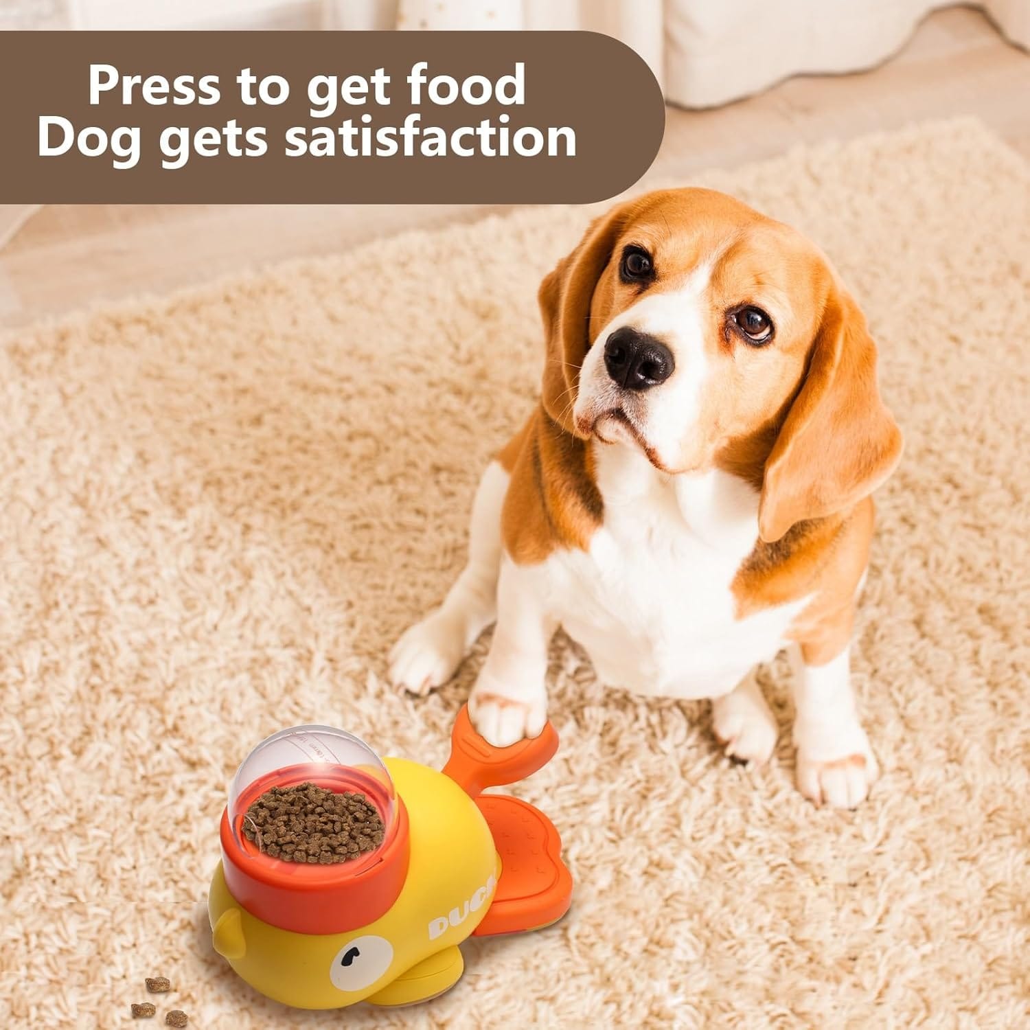 Dog Treat Dispenser Toy – Interactive Slow Feeder Puzzle for Dogs