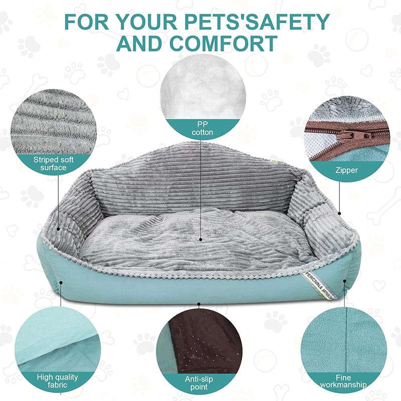 Ultra Soft Dog Bed – Plush Washable Bed for Indoor Comfort