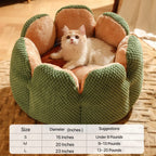 Flower Cat Bed — Plush Petal Design for Cozy Cat Comfort