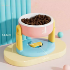 Elevated Adjustable Cat Bowl — Non-Slip Base and Ergonomic Height