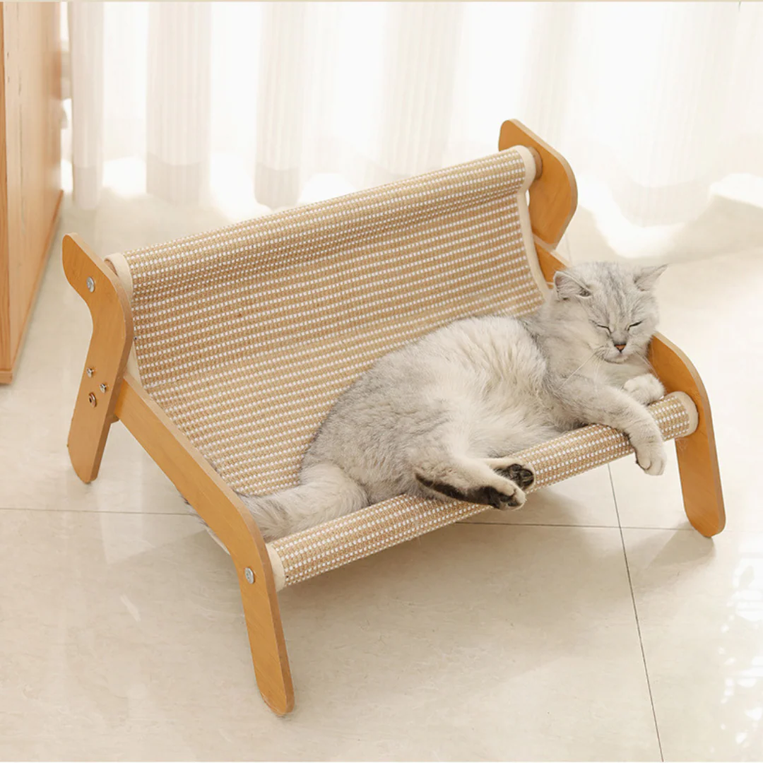 Sisal Cat Armchair — 3-in-1 Scratcher, Bed and Private Hideout