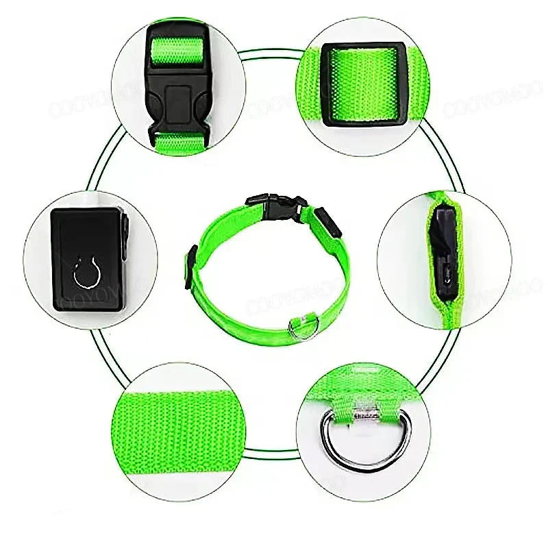 LED Pet Collar — High-Visibility Night Safety for Dogs and Cats