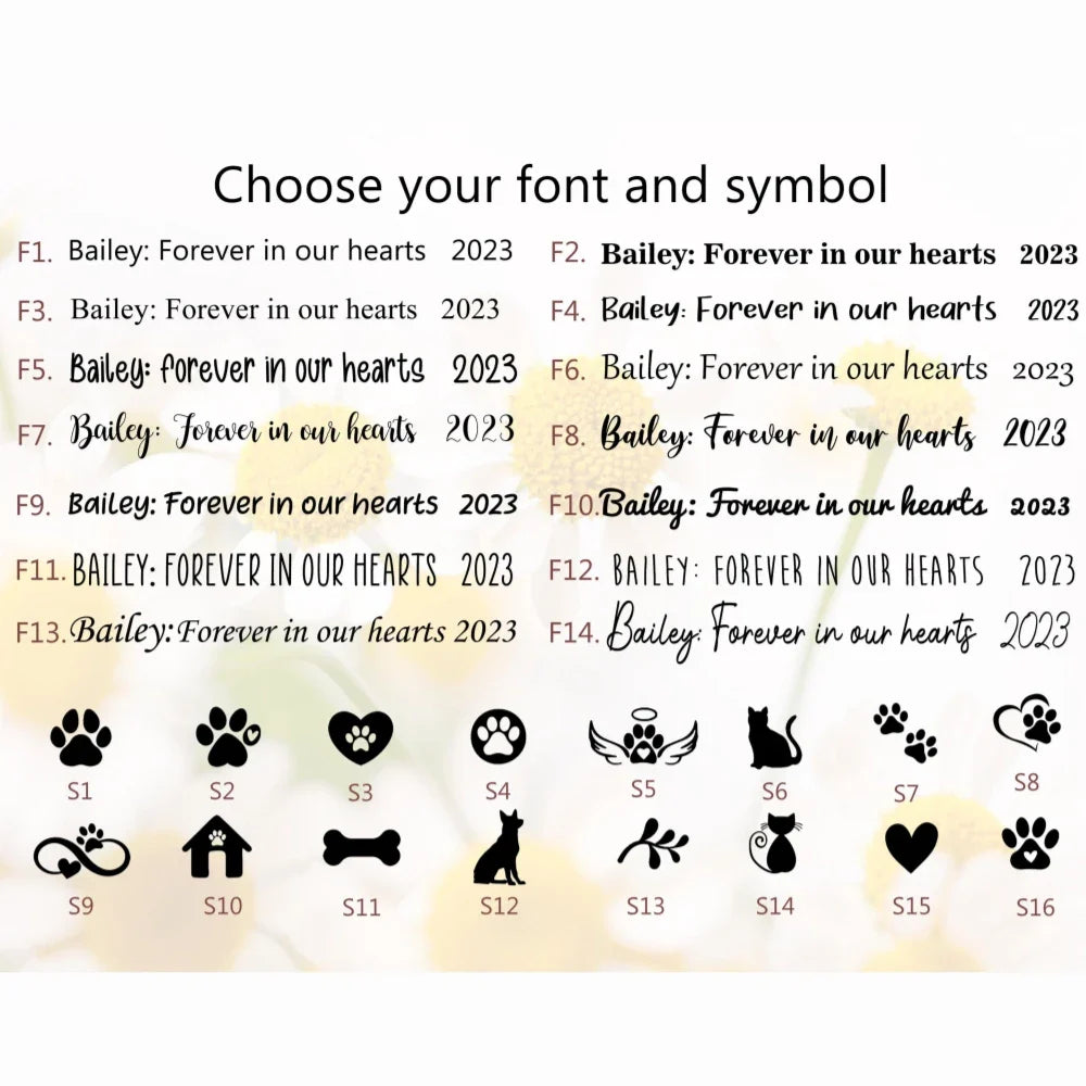 Personalized Ceramic Pet Memorial Urn — Custom Name and Tribute